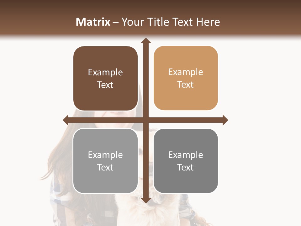 Cute Caucasian Young Animal PowerPoint Template