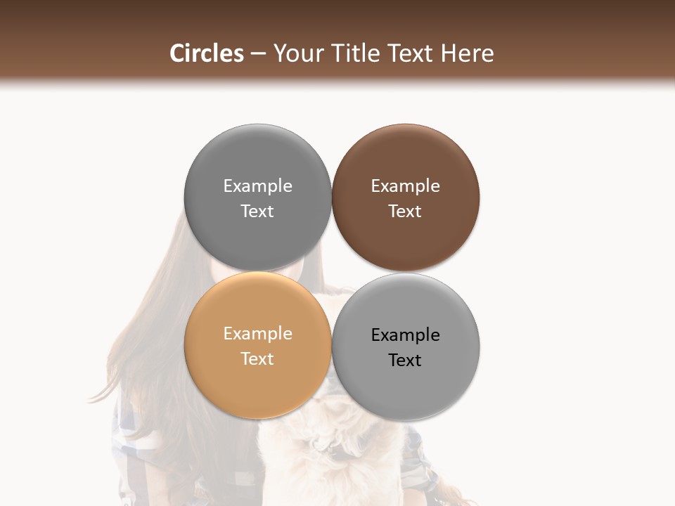 Cute Caucasian Young Animal PowerPoint Template