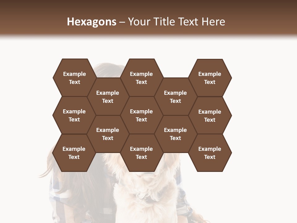 Cute Caucasian Young Animal PowerPoint Template