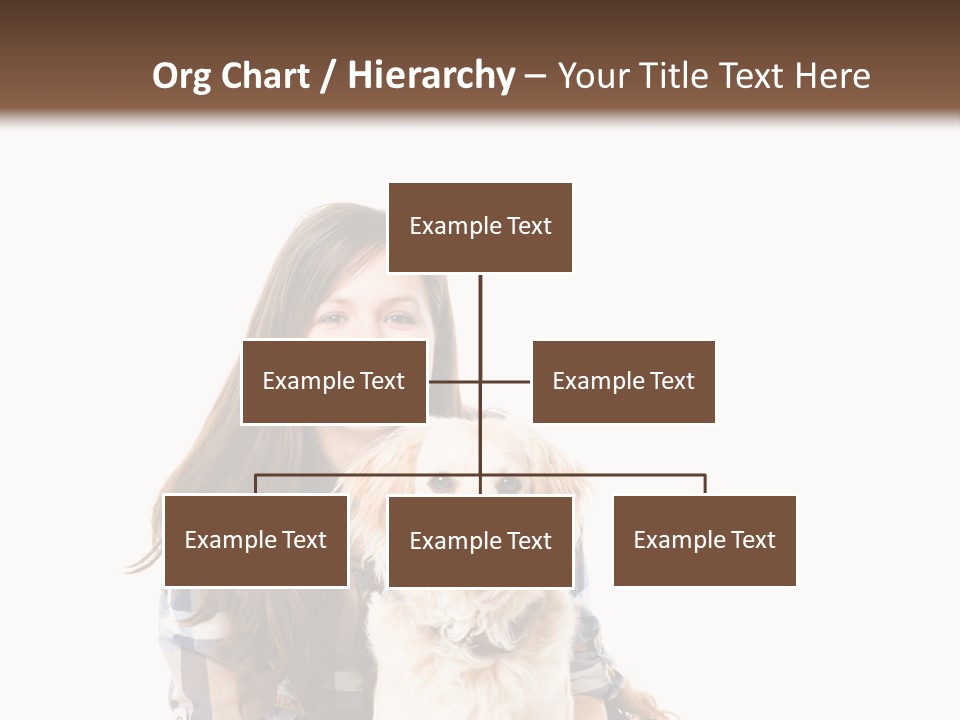 Cute Caucasian Young Animal PowerPoint Template