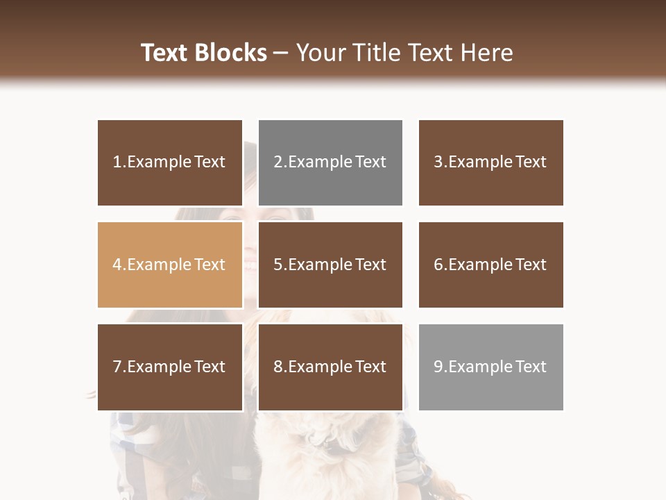 Cute Caucasian Young Animal PowerPoint Template