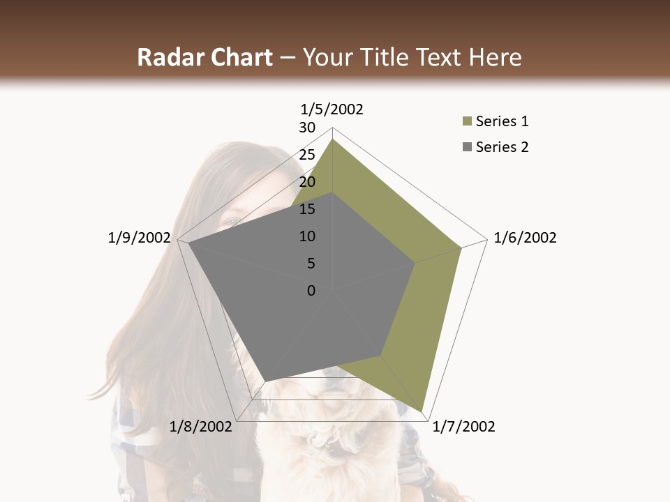 Cute Caucasian Young Animal PowerPoint Template
