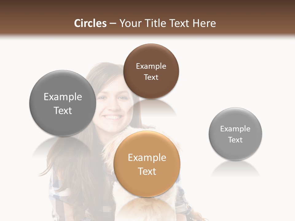 Cute Caucasian Young Animal PowerPoint Template