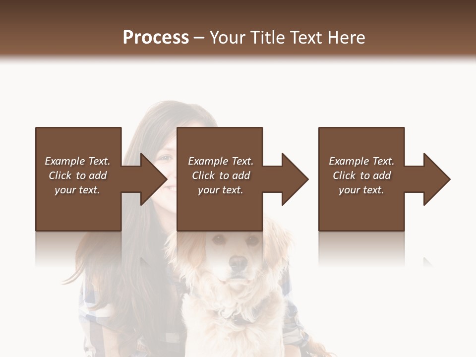 Cute Caucasian Young Animal PowerPoint Template