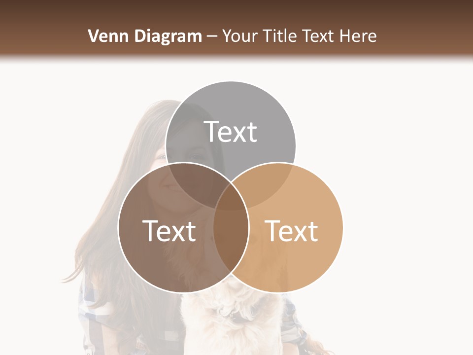 Cute Caucasian Young Animal PowerPoint Template