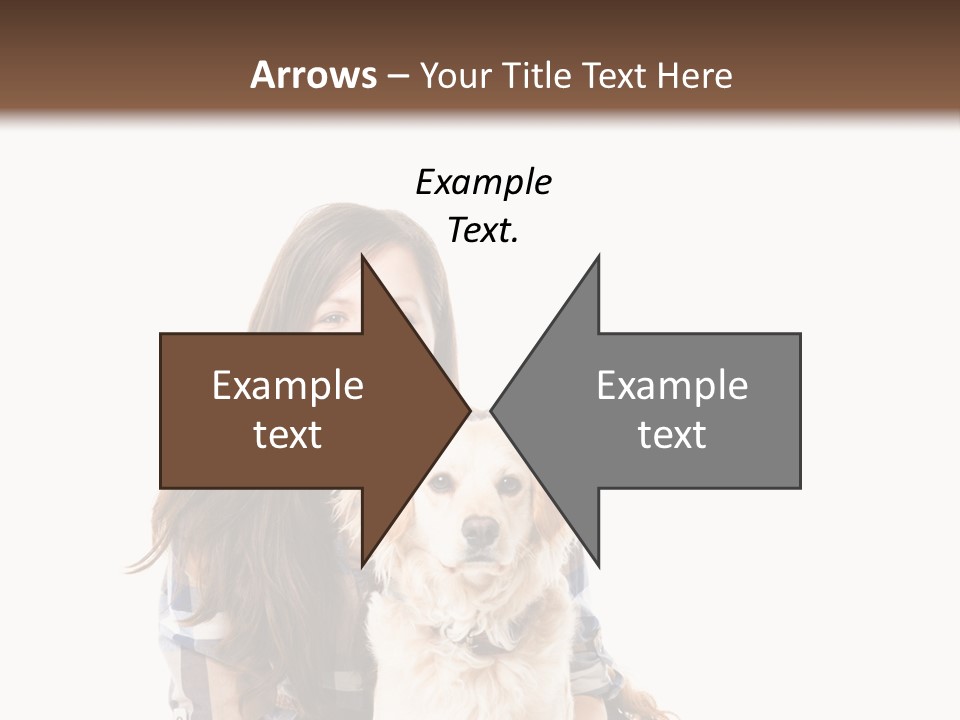 Cute Caucasian Young Animal PowerPoint Template