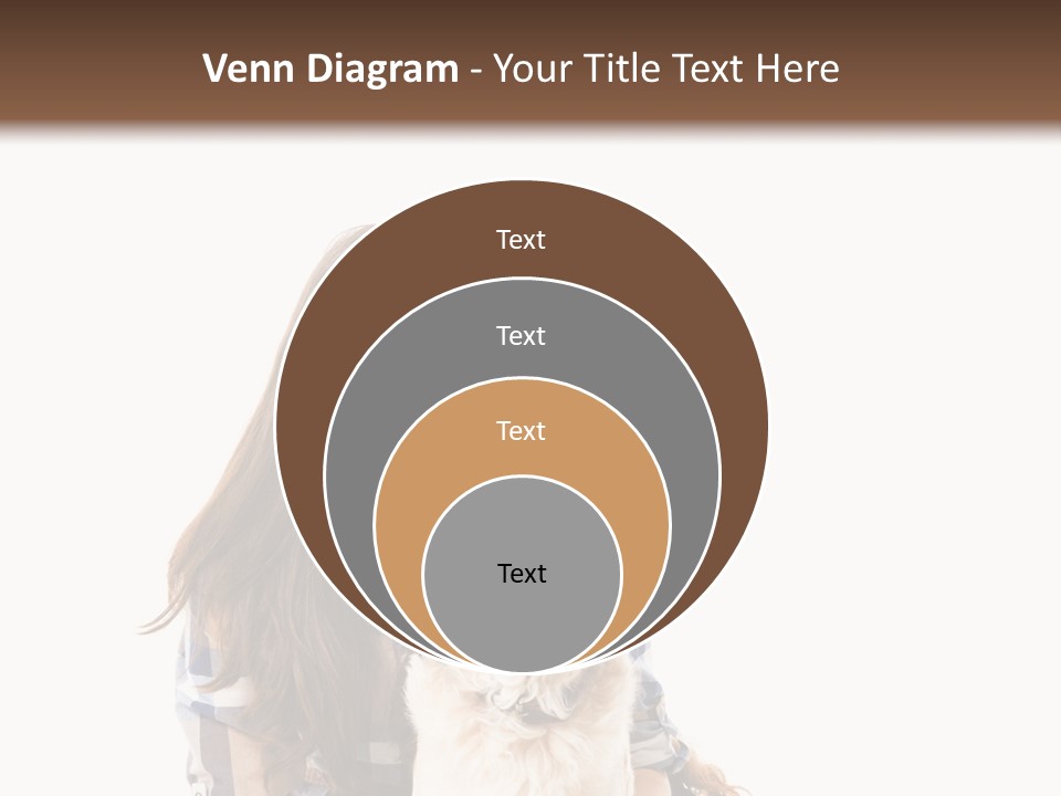Cute Caucasian Young Animal PowerPoint Template