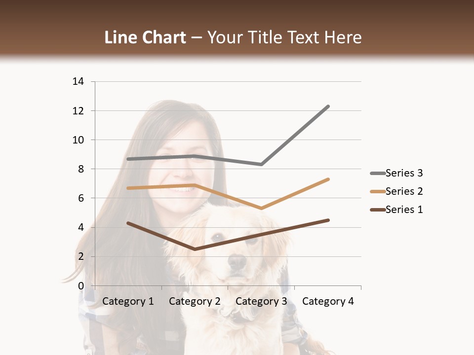 Cute Caucasian Young Animal PowerPoint Template