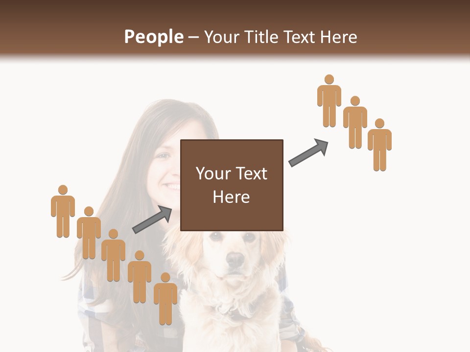 Cute Caucasian Young Animal PowerPoint Template