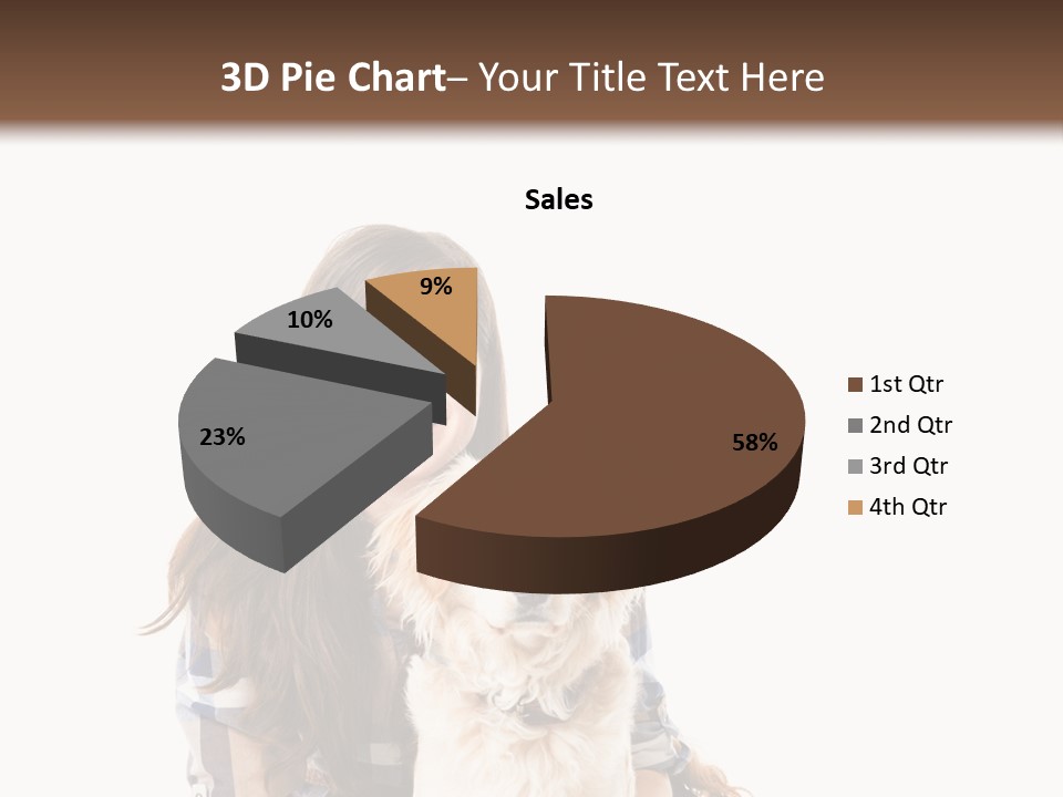 Cute Caucasian Young Animal PowerPoint Template