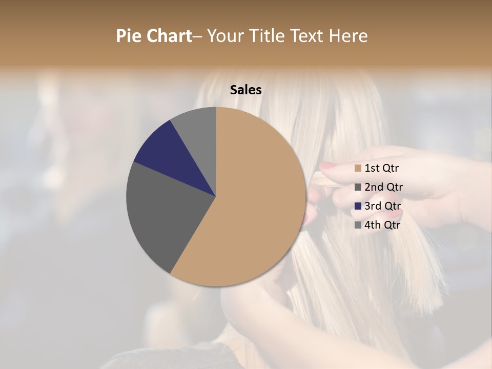 Employee Horizontal Hair PowerPoint Template