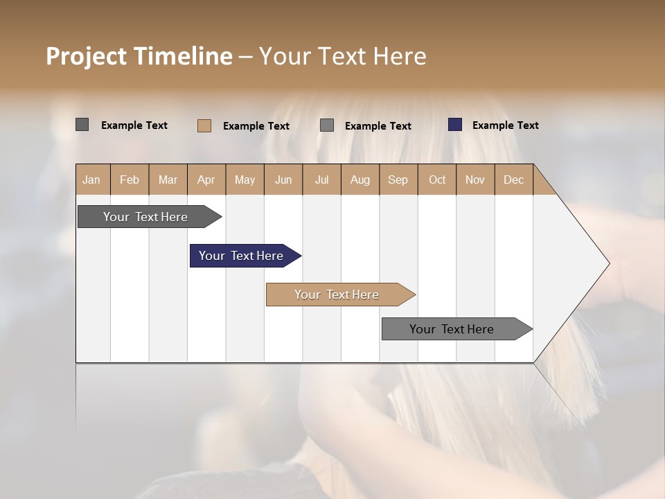 Employee Horizontal Hair PowerPoint Template
