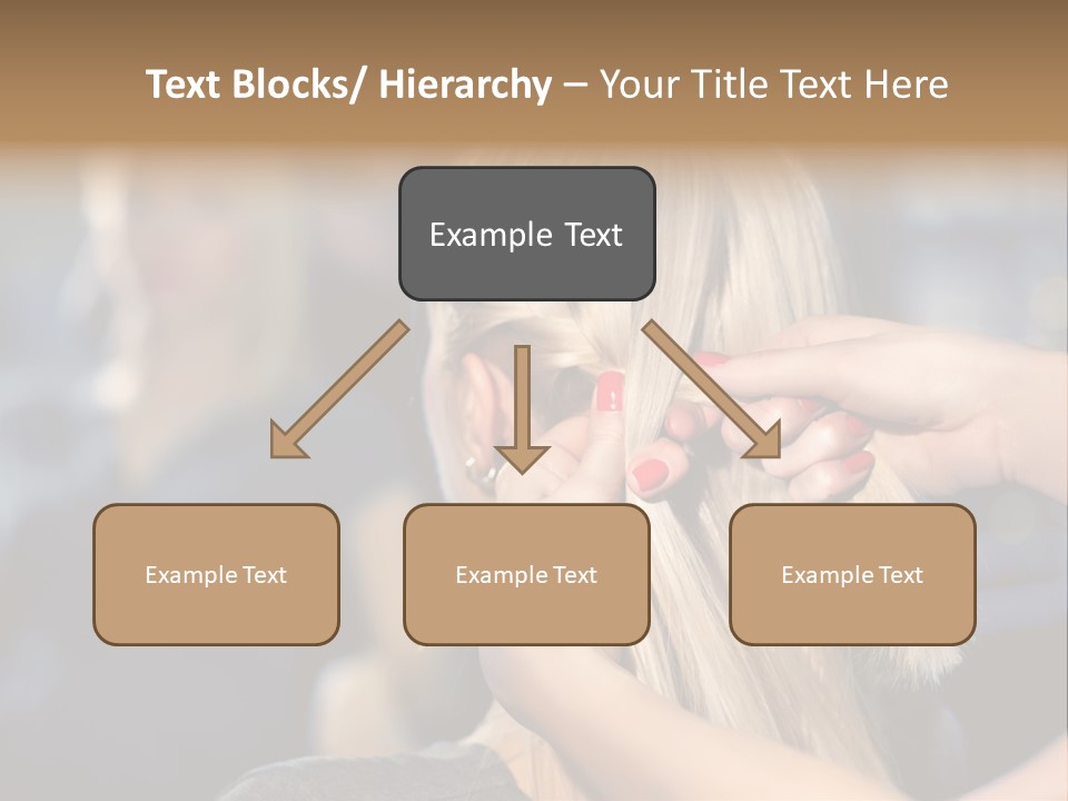 Employee Horizontal Hair PowerPoint Template