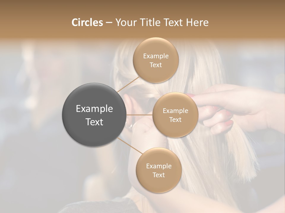 Employee Horizontal Hair PowerPoint Template