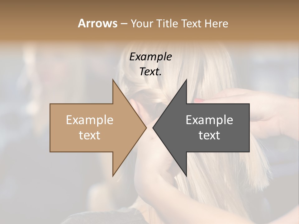 Employee Horizontal Hair PowerPoint Template