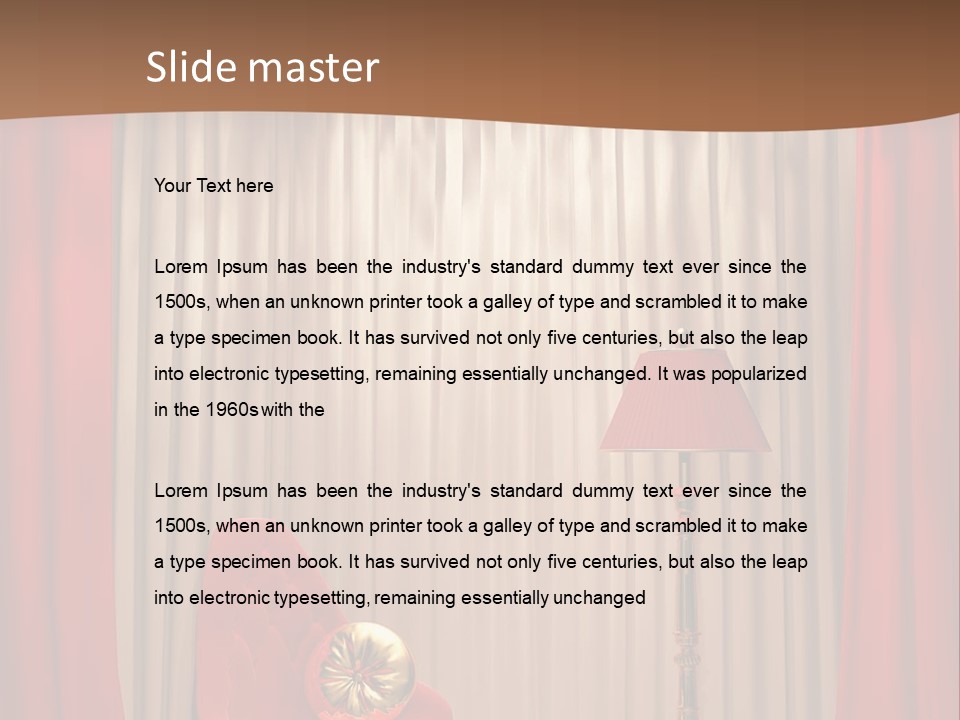 Italian Cuisine Leaf PowerPoint Template