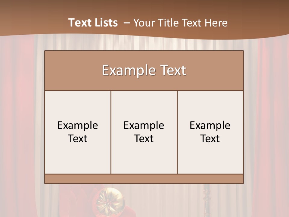 Italian Cuisine Leaf PowerPoint Template