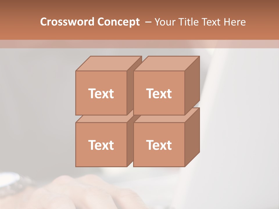 Bright Object Green PowerPoint Template