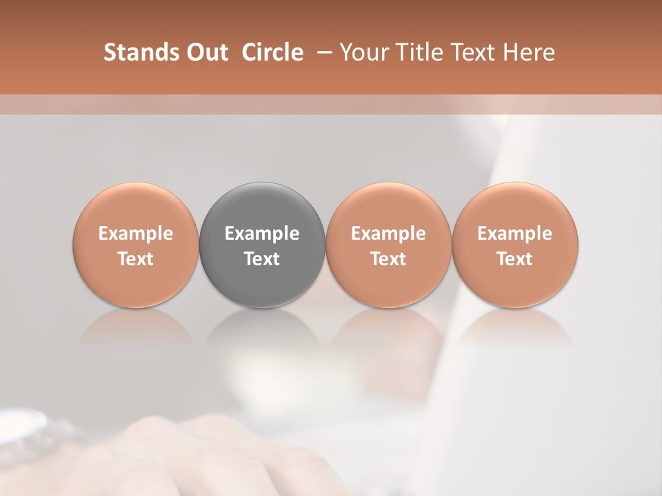 Bright Object Green PowerPoint Template