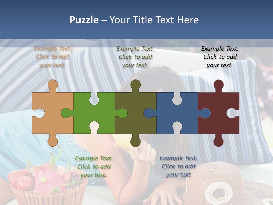 Spoon Olive Plant PowerPoint Template