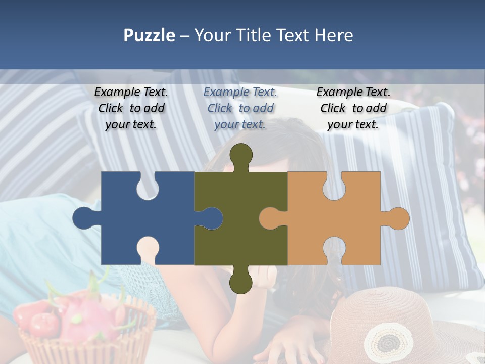 Spoon Olive Plant PowerPoint Template