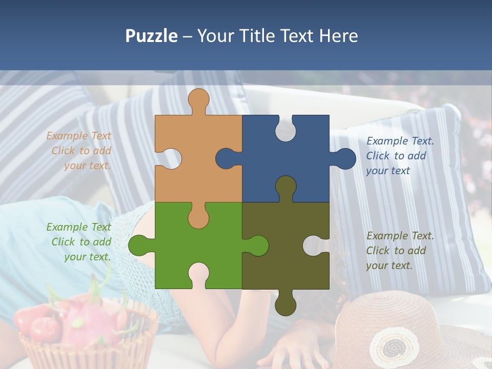 Spoon Olive Plant PowerPoint Template