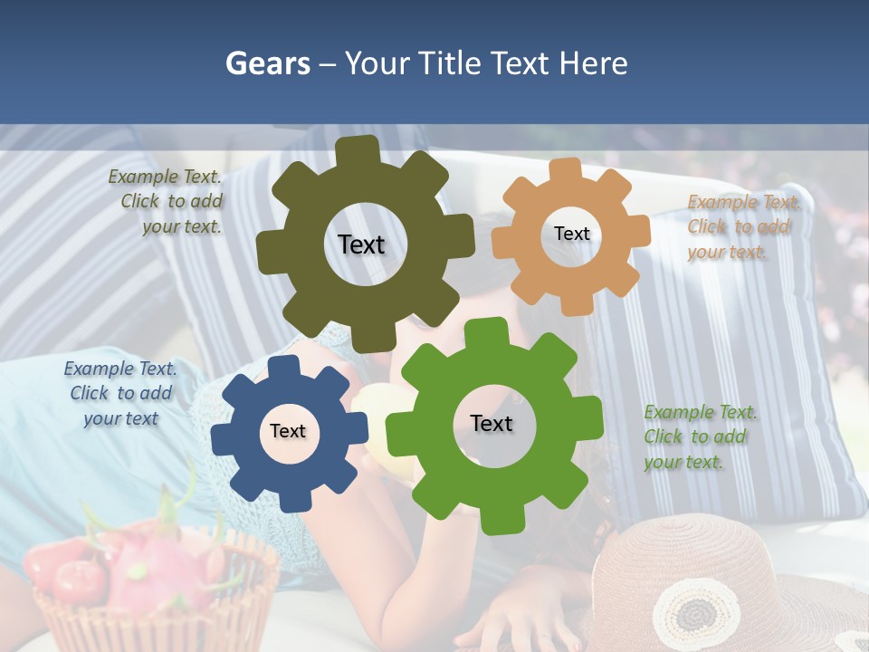 Spoon Olive Plant PowerPoint Template