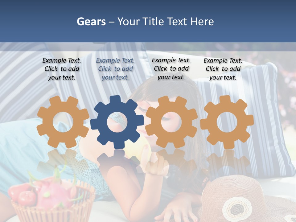 Spoon Olive Plant PowerPoint Template