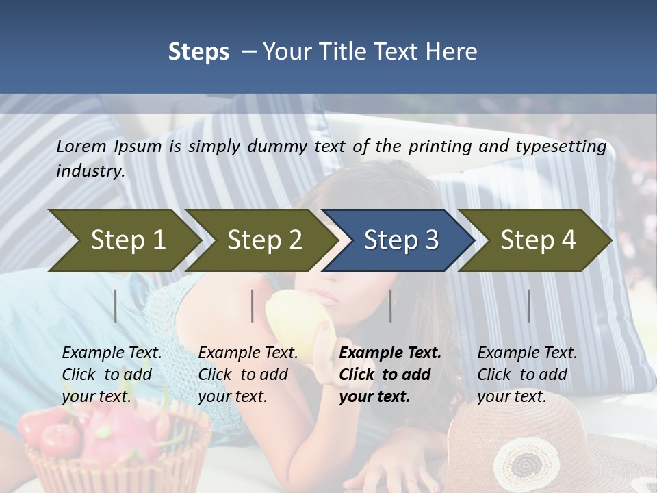 Spoon Olive Plant PowerPoint Template