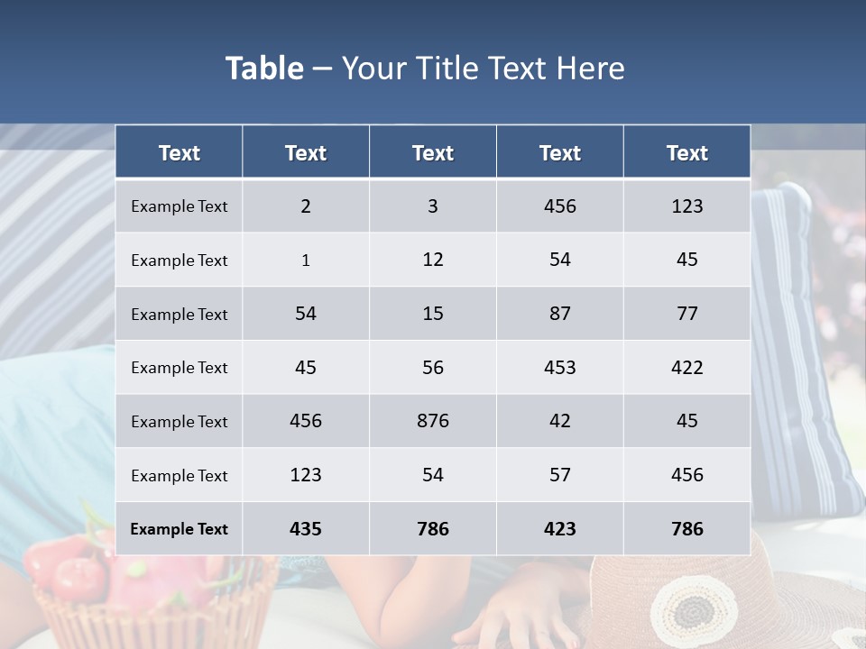 Spoon Olive Plant PowerPoint Template