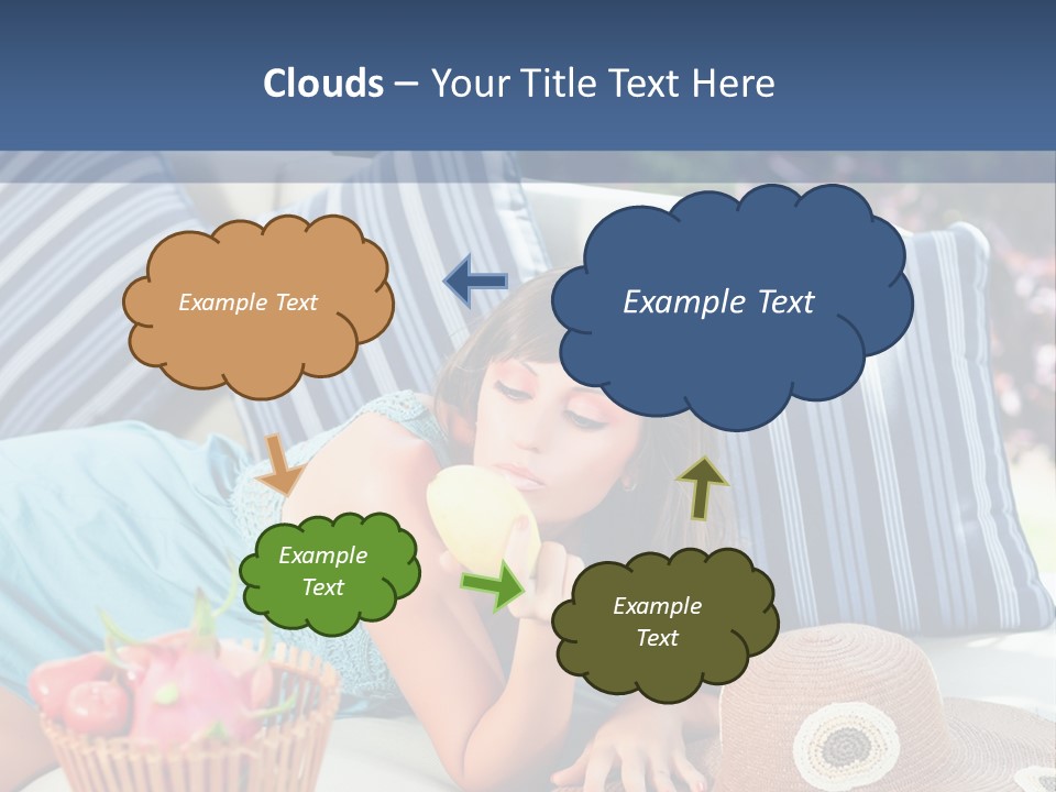 Spoon Olive Plant PowerPoint Template