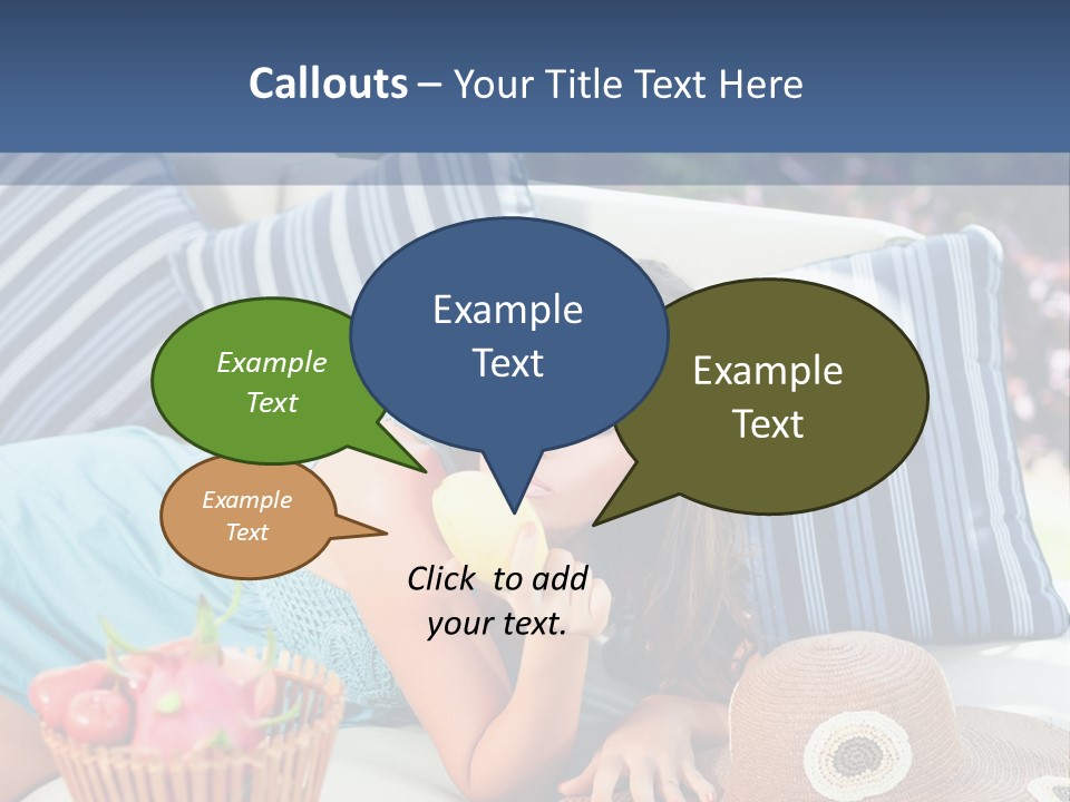 Spoon Olive Plant PowerPoint Template