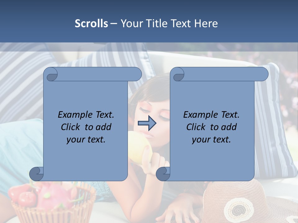 Spoon Olive Plant PowerPoint Template