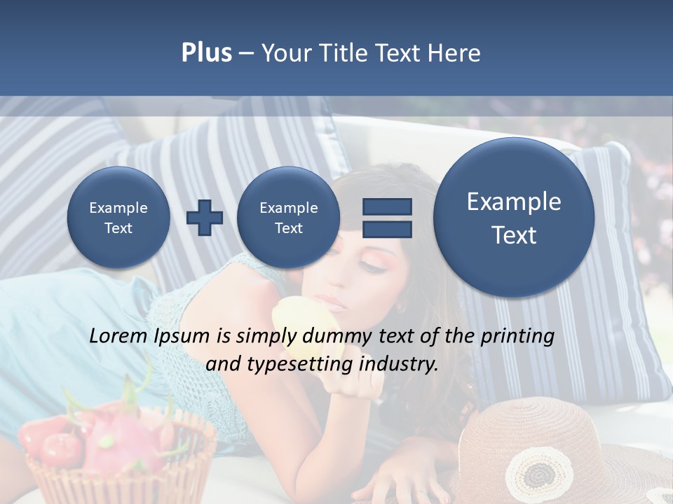 Spoon Olive Plant PowerPoint Template