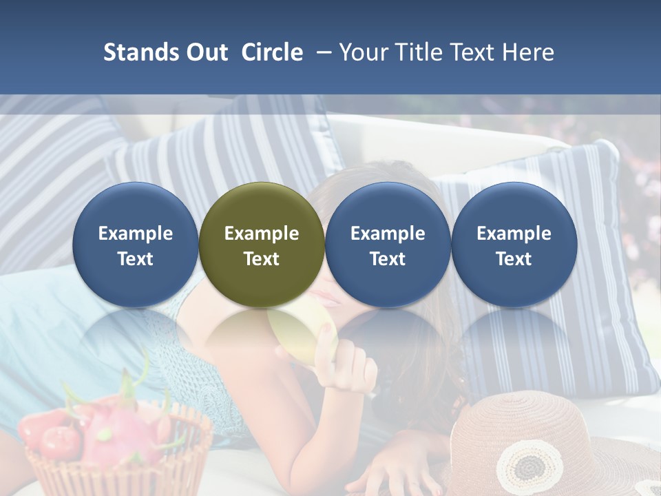 Spoon Olive Plant PowerPoint Template