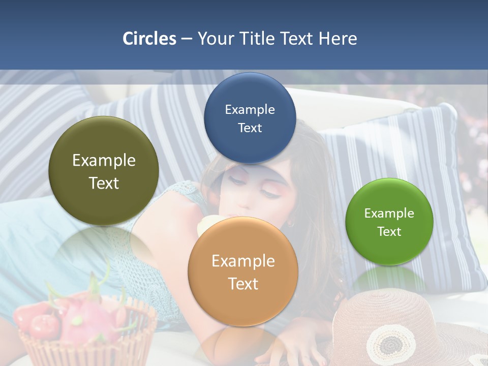 Spoon Olive Plant PowerPoint Template