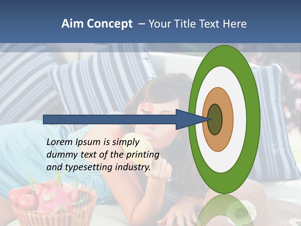 Spoon Olive Plant PowerPoint Template