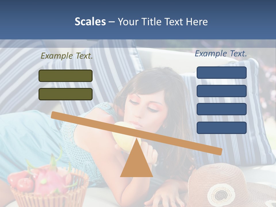 Spoon Olive Plant PowerPoint Template