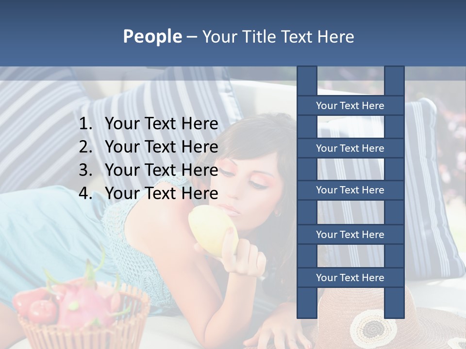 Spoon Olive Plant PowerPoint Template