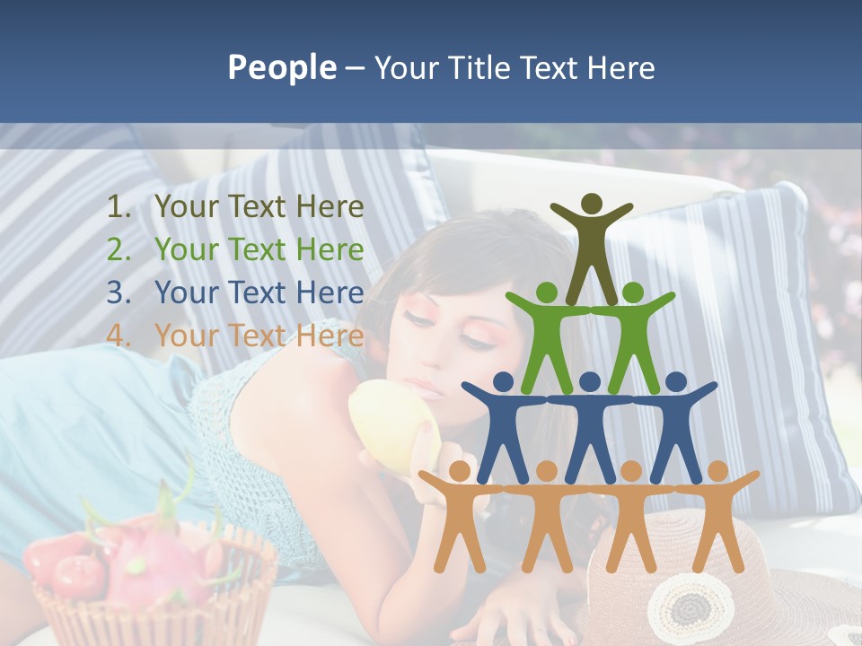 Spoon Olive Plant PowerPoint Template