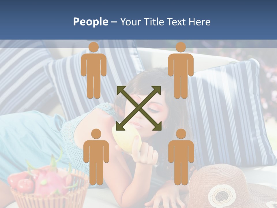 Spoon Olive Plant PowerPoint Template