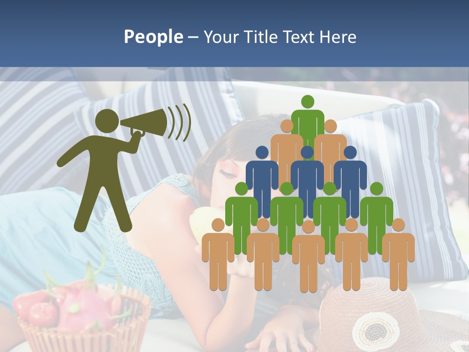 Spoon Olive Plant PowerPoint Template