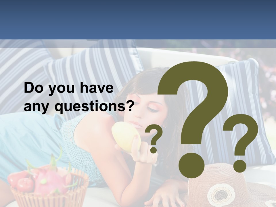 Spoon Olive Plant PowerPoint Template