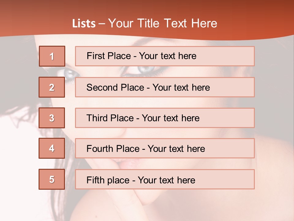 Fruit Focus Selective PowerPoint Template