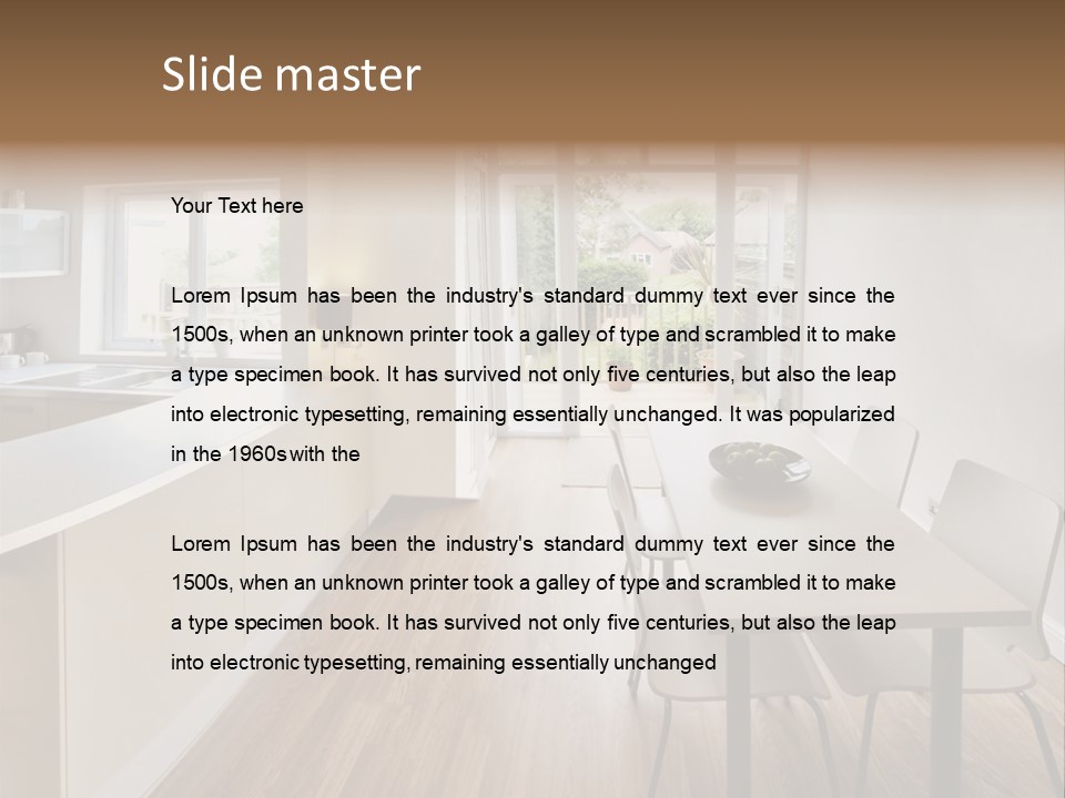 Oil Cuisine Branch PowerPoint Template