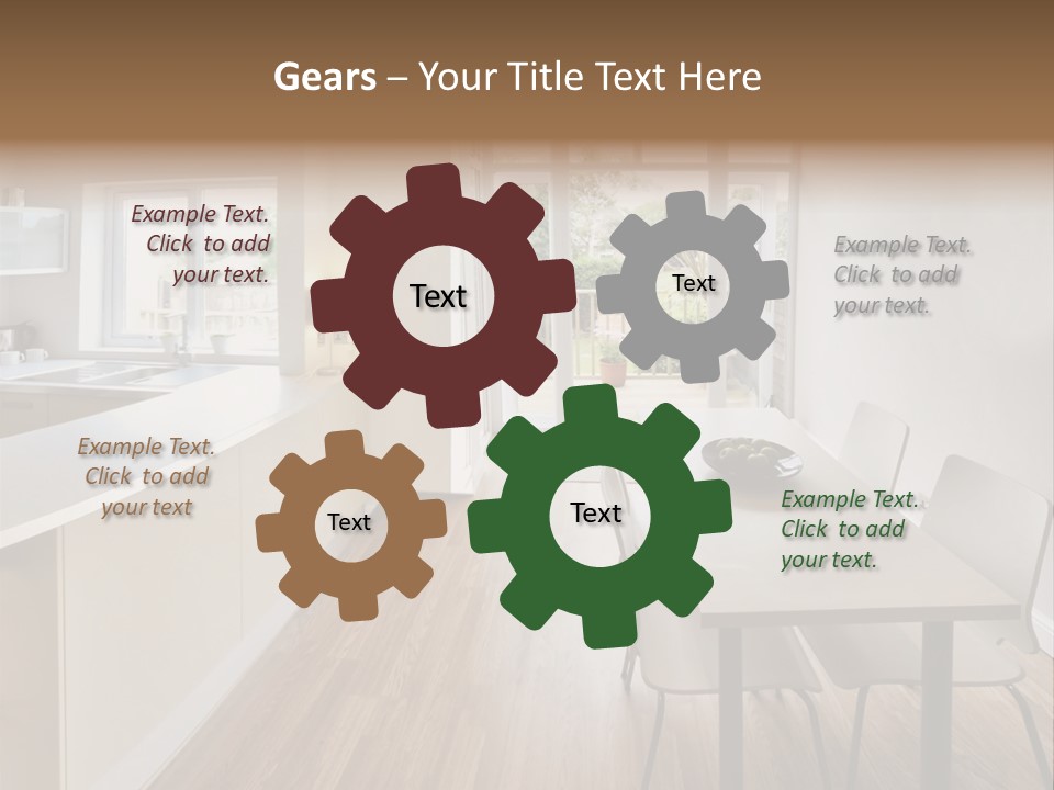 Oil Cuisine Branch PowerPoint Template