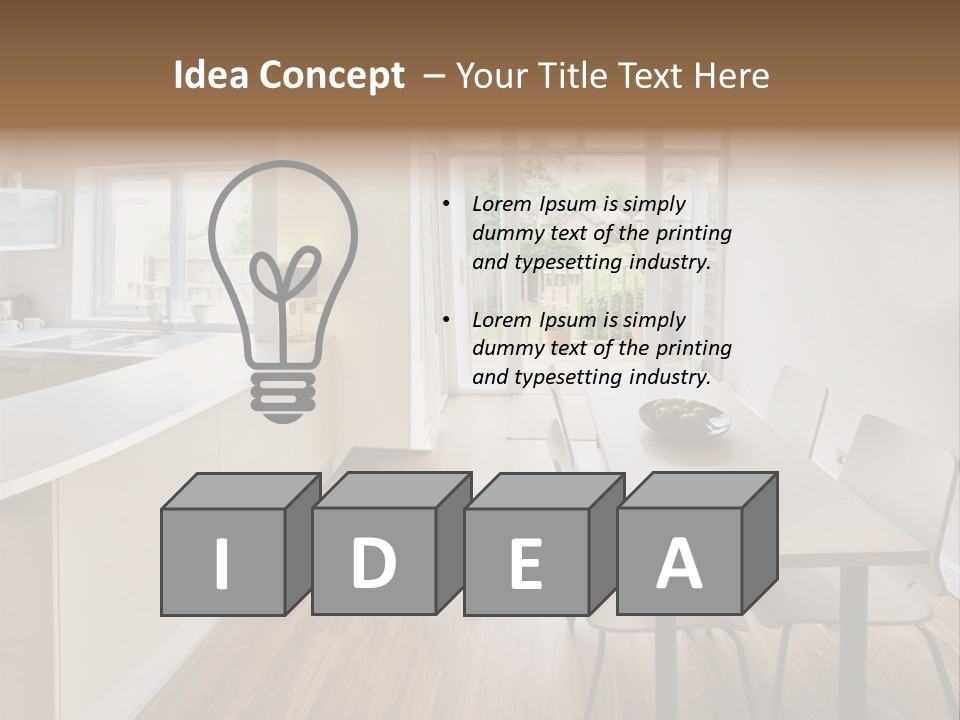 Oil Cuisine Branch PowerPoint Template