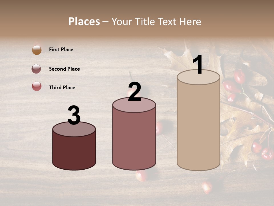 Object Bottle Yellow PowerPoint Template