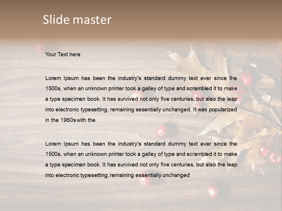 Object Bottle Yellow PowerPoint Template