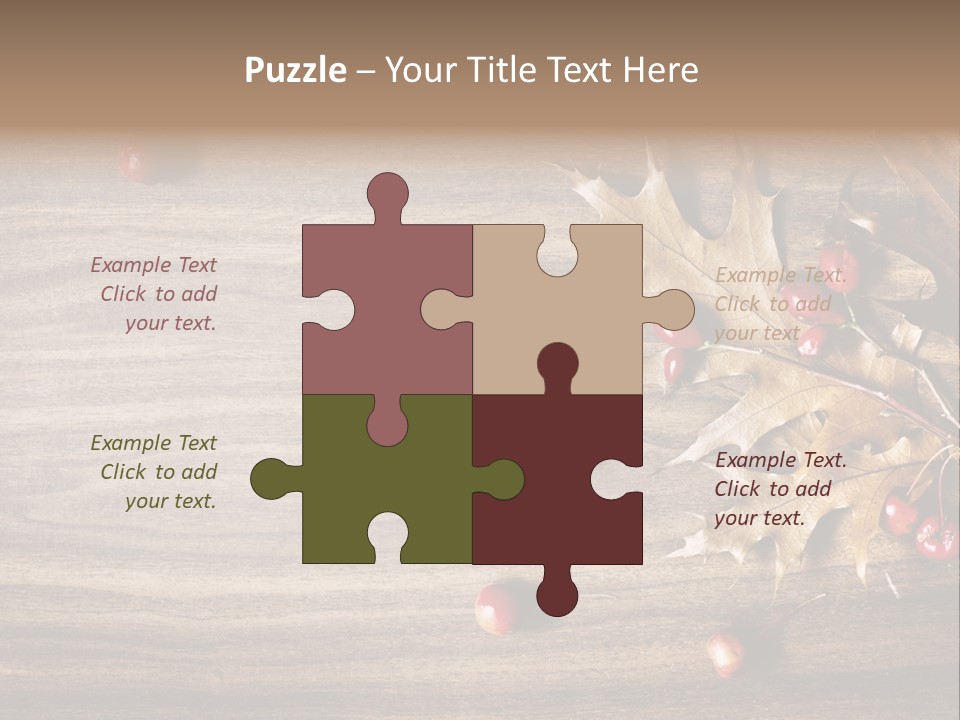 Object Bottle Yellow PowerPoint Template